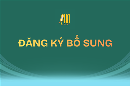 Đăng ký bổ sung
